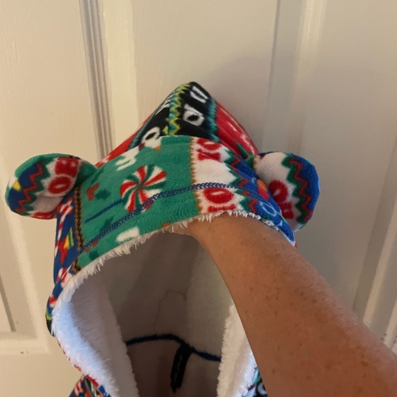 Fleece Christmas Themed Onesie - Picture 4 of 4